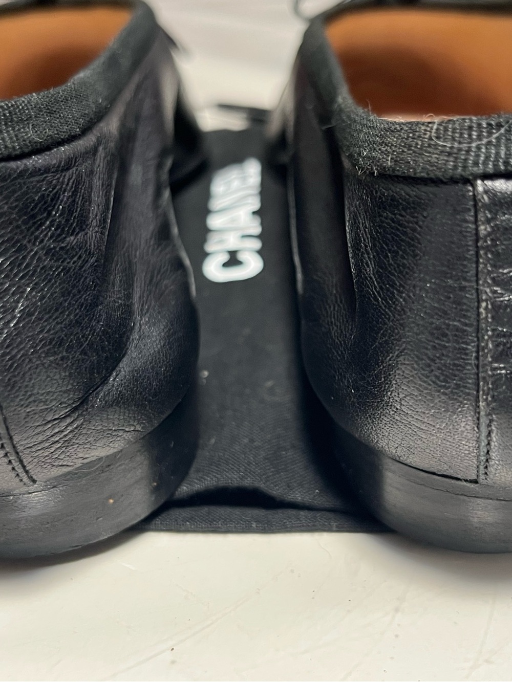 Vintage CHANEL Black Ballerina Flats - Picture 7 of 8